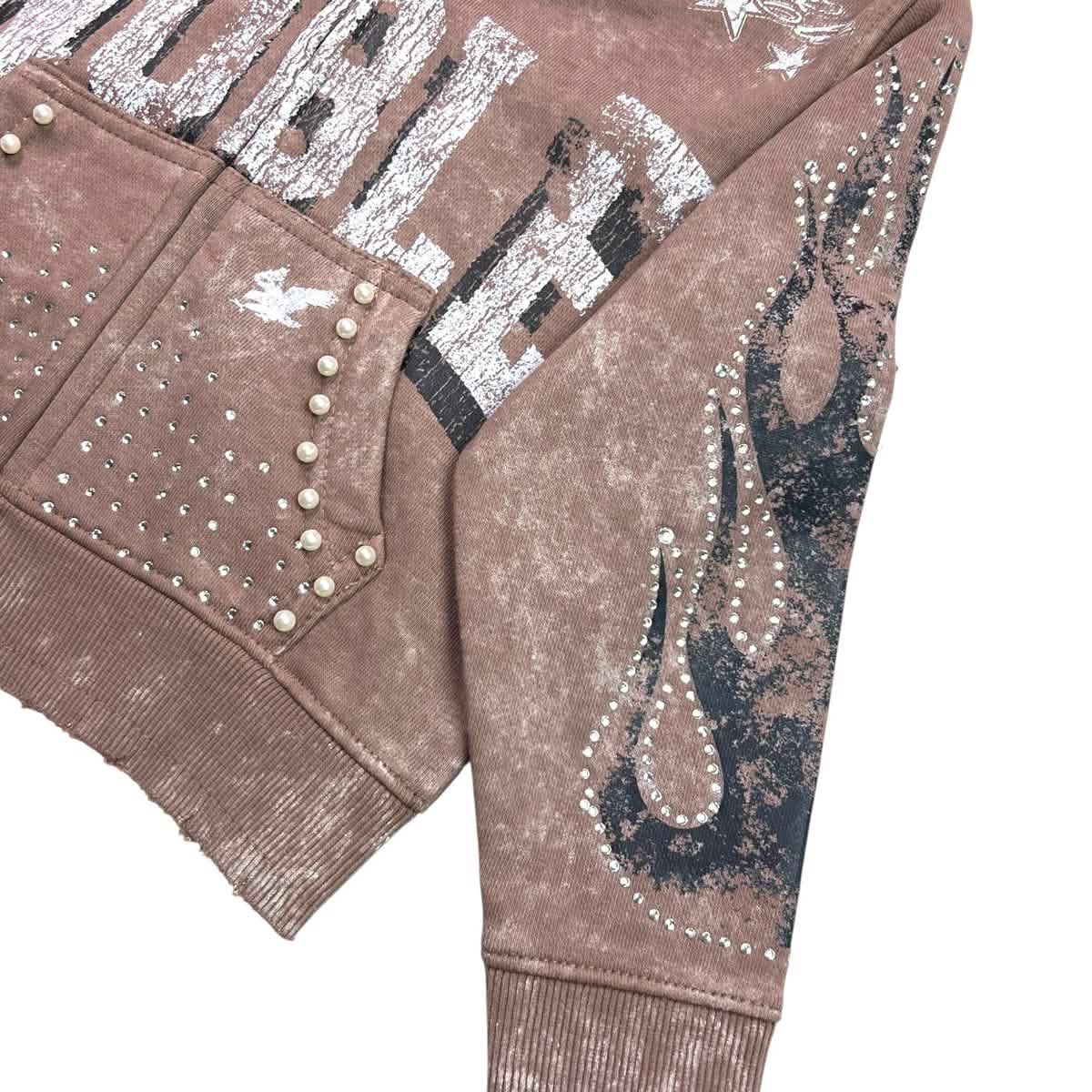 Elite Mocha Washed Noble Kid's Hoodie