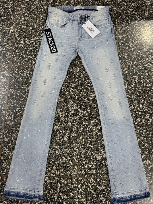 Jordan Craig Liquid Crystal Super Skinny Stacked Jeans