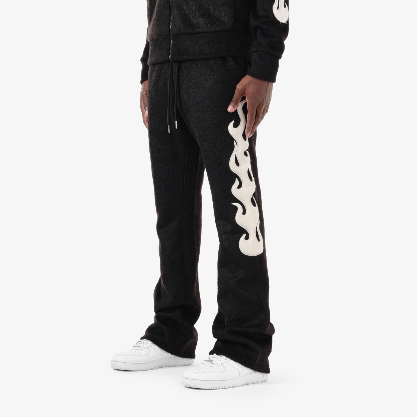 Saints Mohair Stacked Sweat Pants
