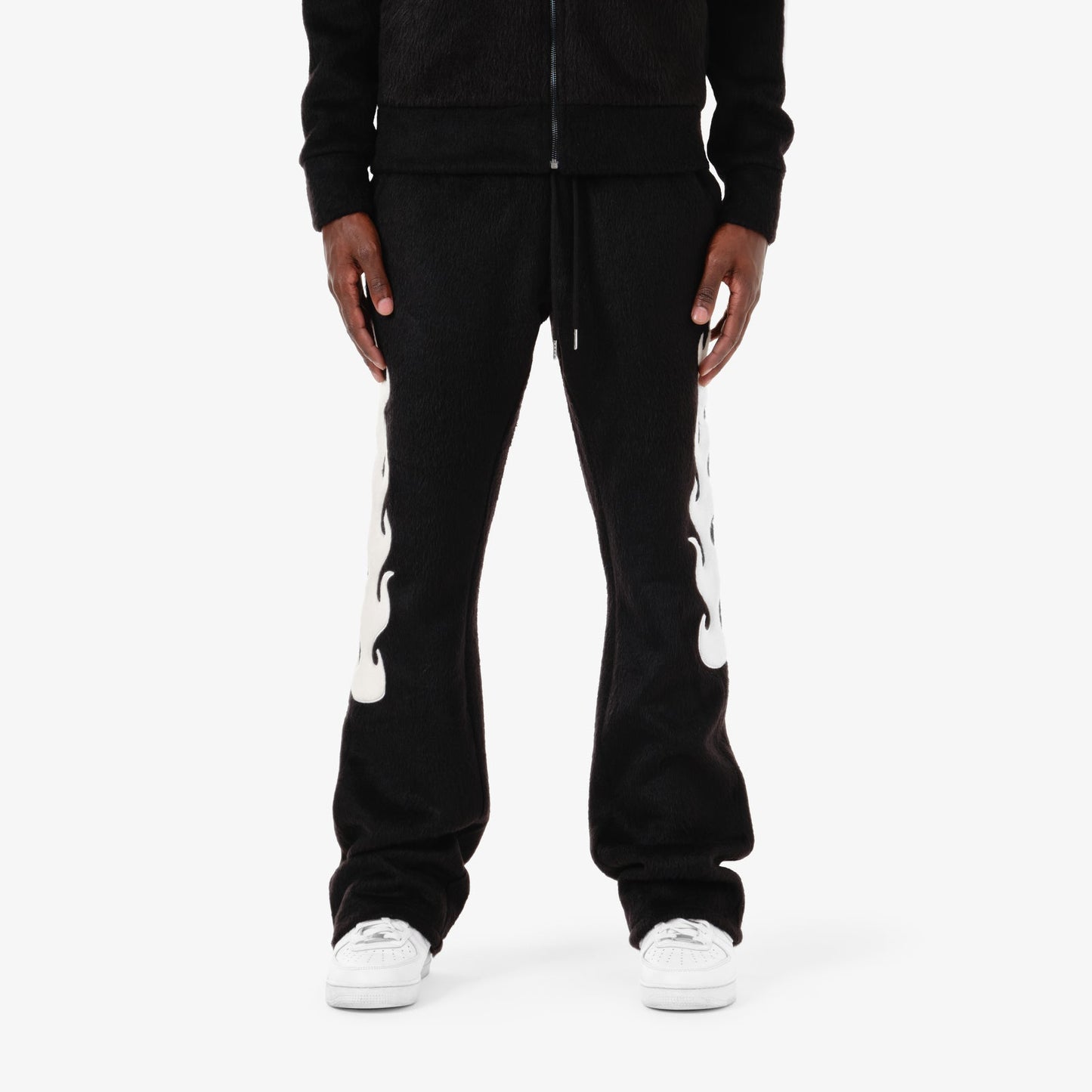 Saints Mohair Stacked Sweat Pants