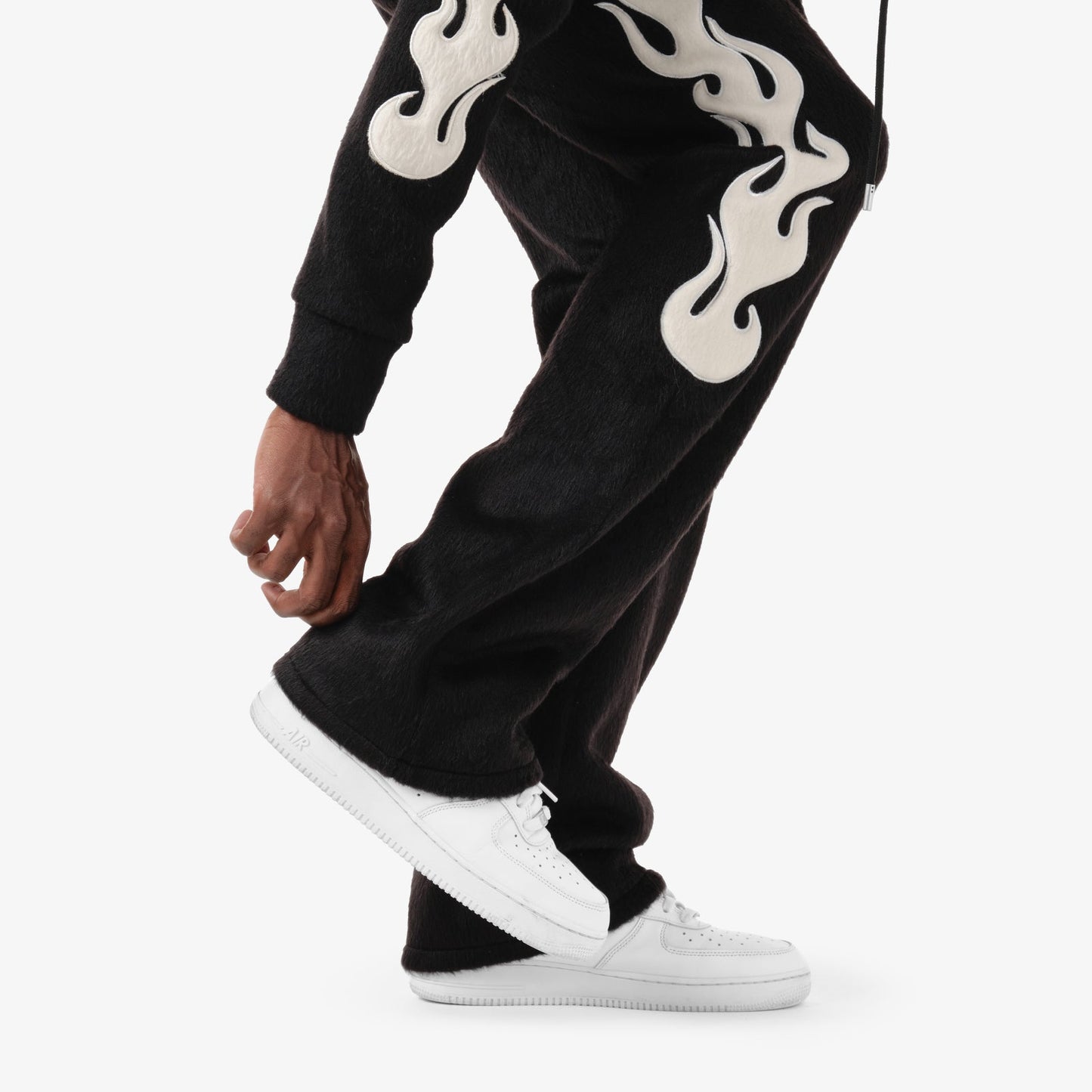Saints Mohair Stacked Sweat Pants