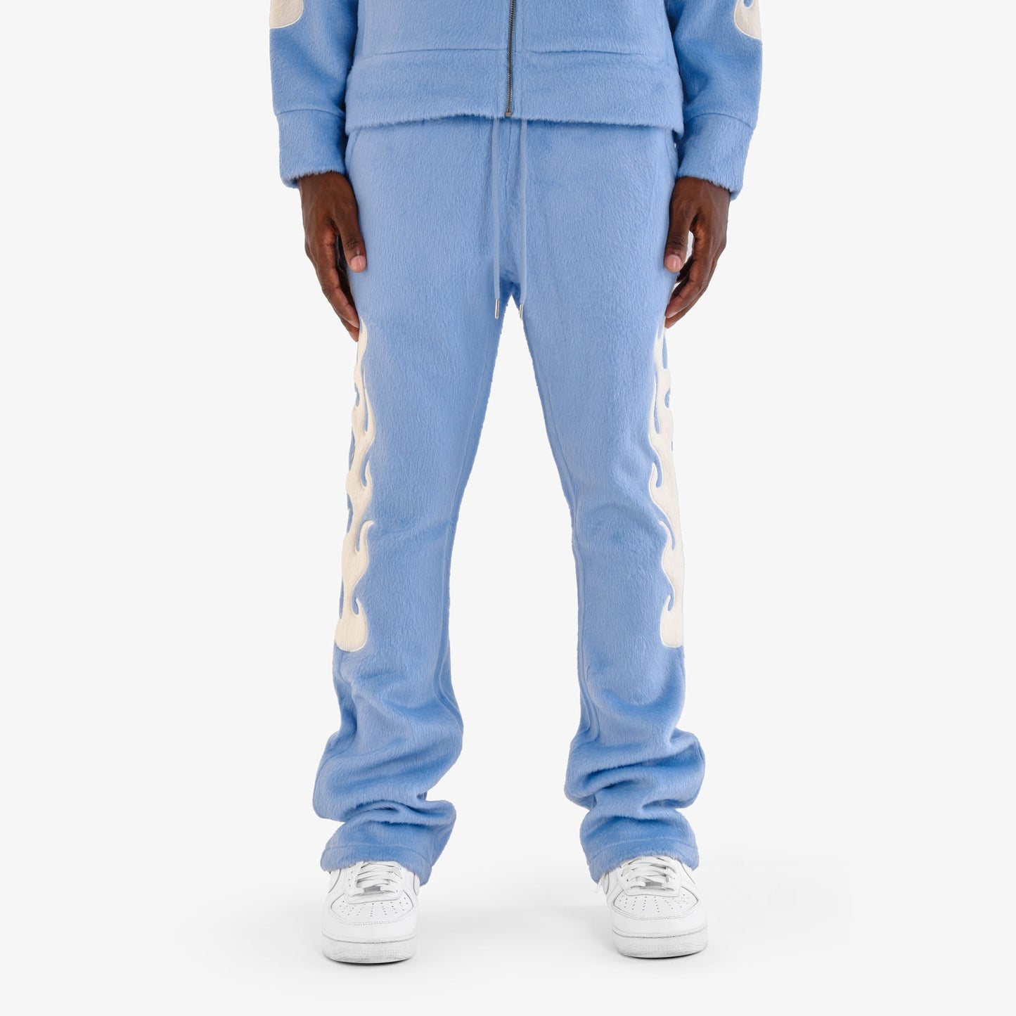 Saints Mohair Stacked Sweat Pants