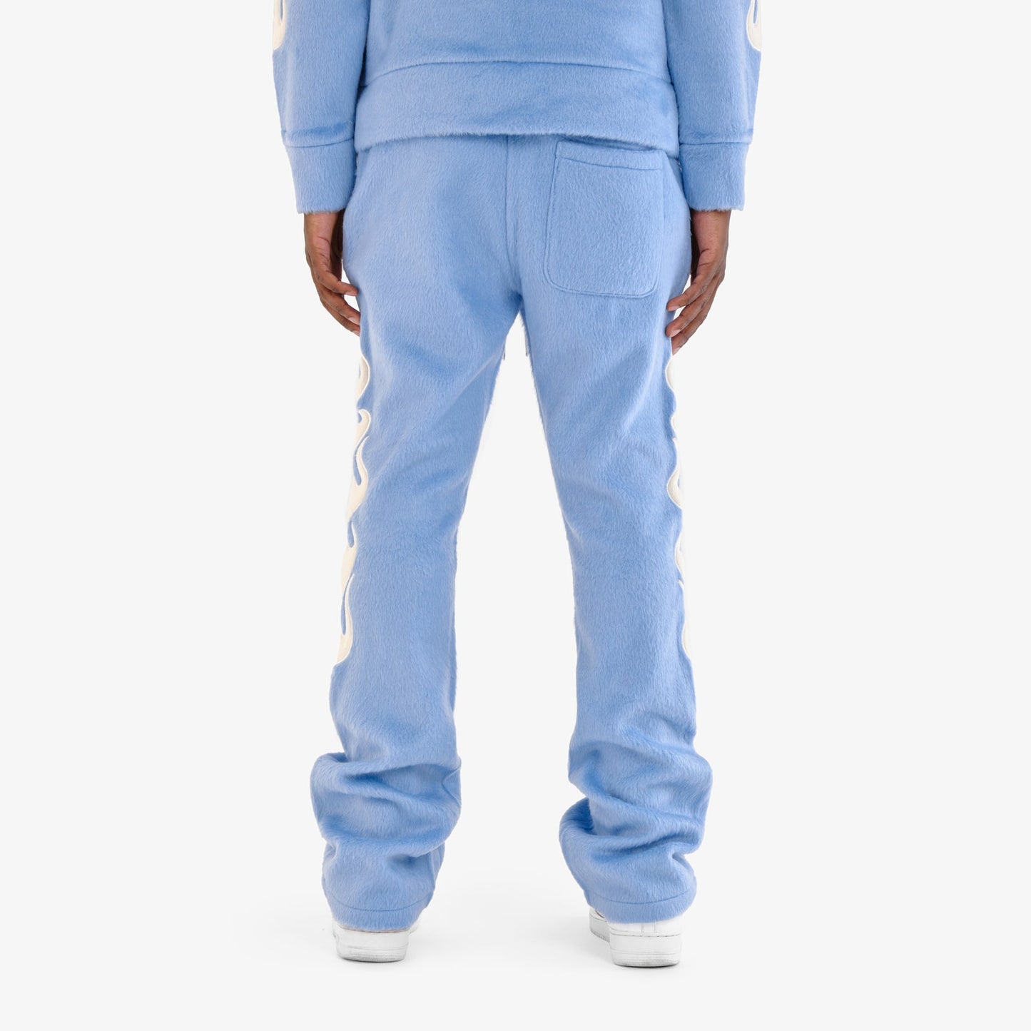 Saints Mohair Stacked Sweat Pants