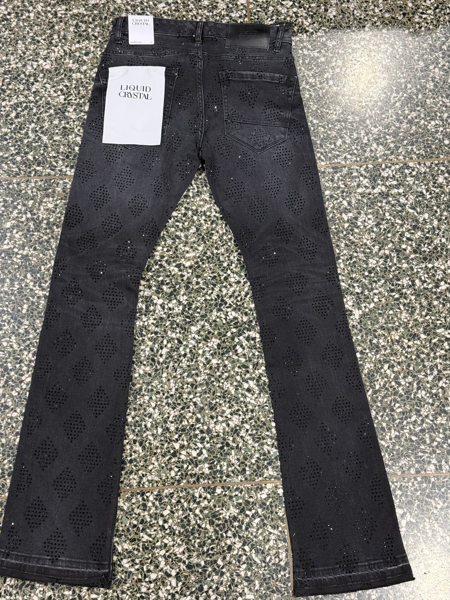 Jordan Craig Liquid Crystal Super Skinny Stacked Jeans