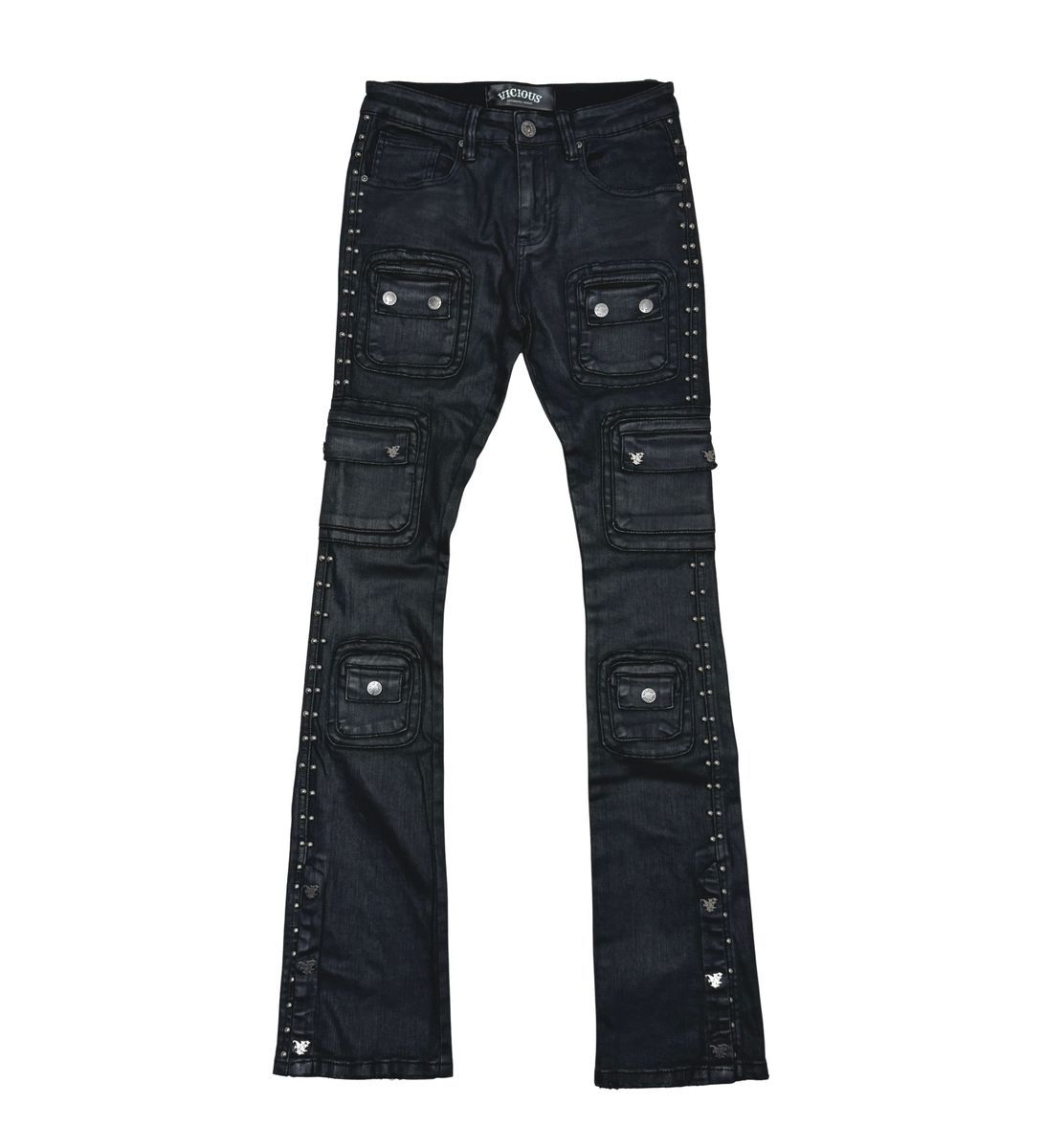 Vicious Stacked Multi Cargo Riveted Denim