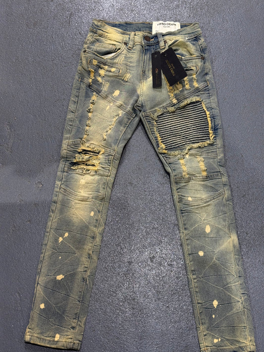 FRWD Denim Big Kids Distressed Vintage Jeans.