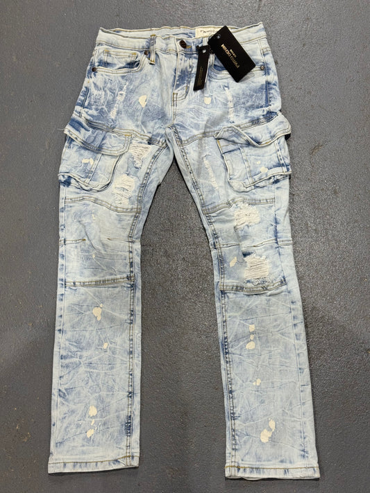 FWRD Design Big Kids Distressed Cargo Jeans