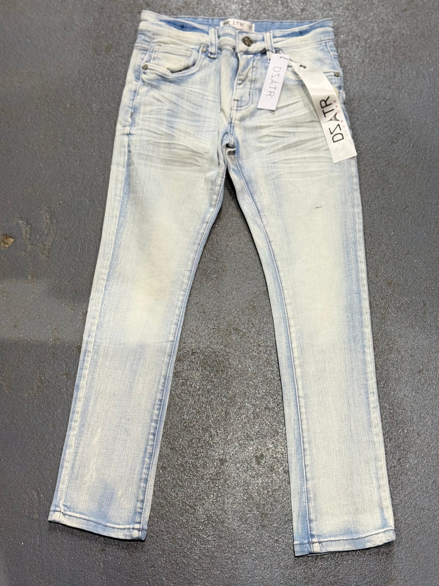 DZTAR Big Kids Ice Blue Jeans