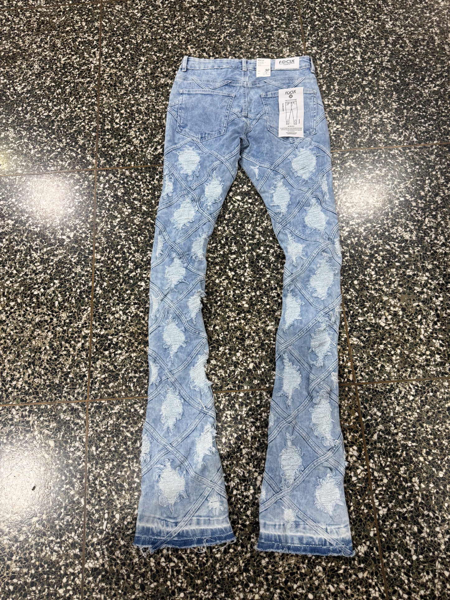 Focus Cross Stitch Pattern Jeans
