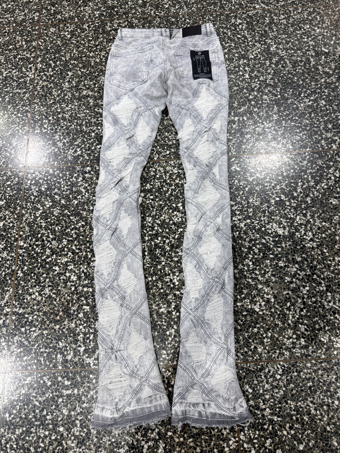 Focus Cross Stitch Pattern Jeans