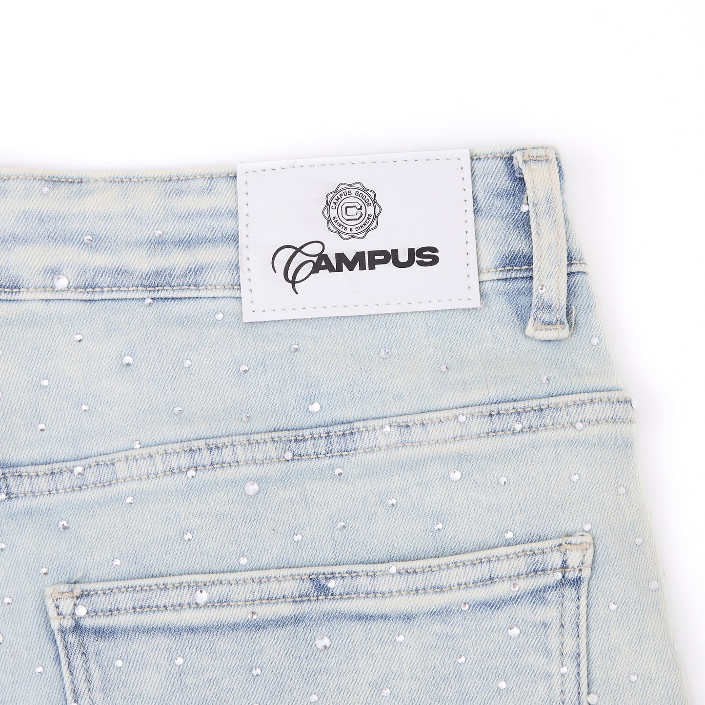Duaa Kingdom Denim Shorts - 50% OFF.