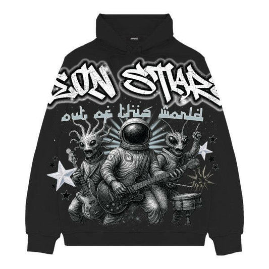 3Forty Neon Stars Hoodie