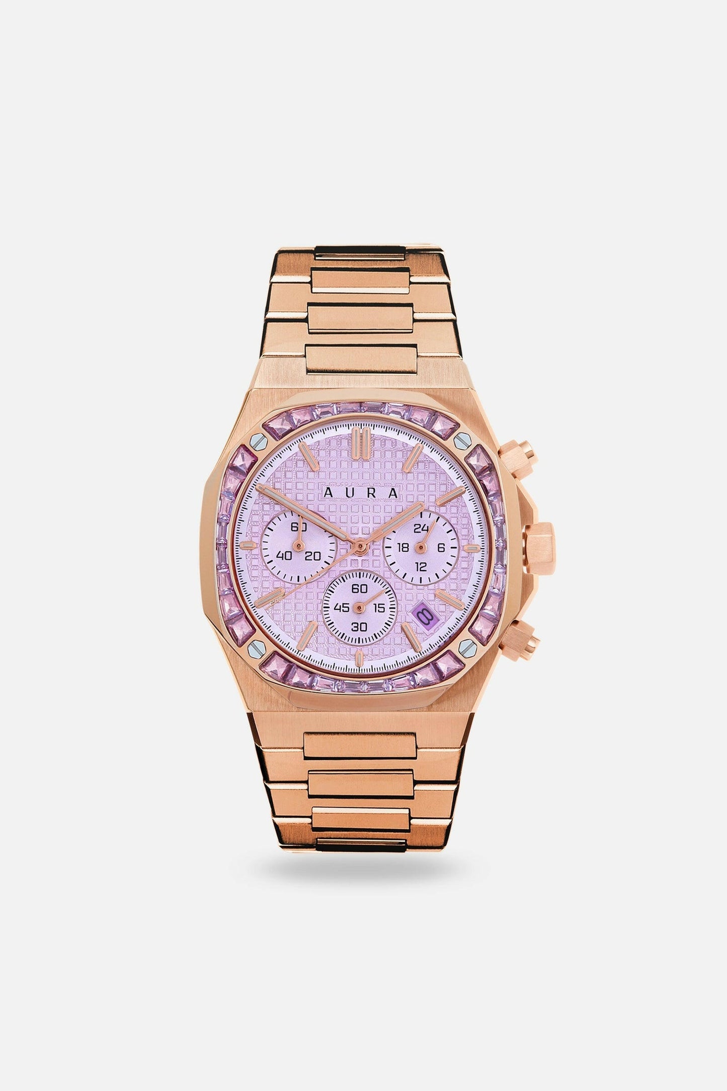 Aura Chronograph 001 Watch w/ Stones.