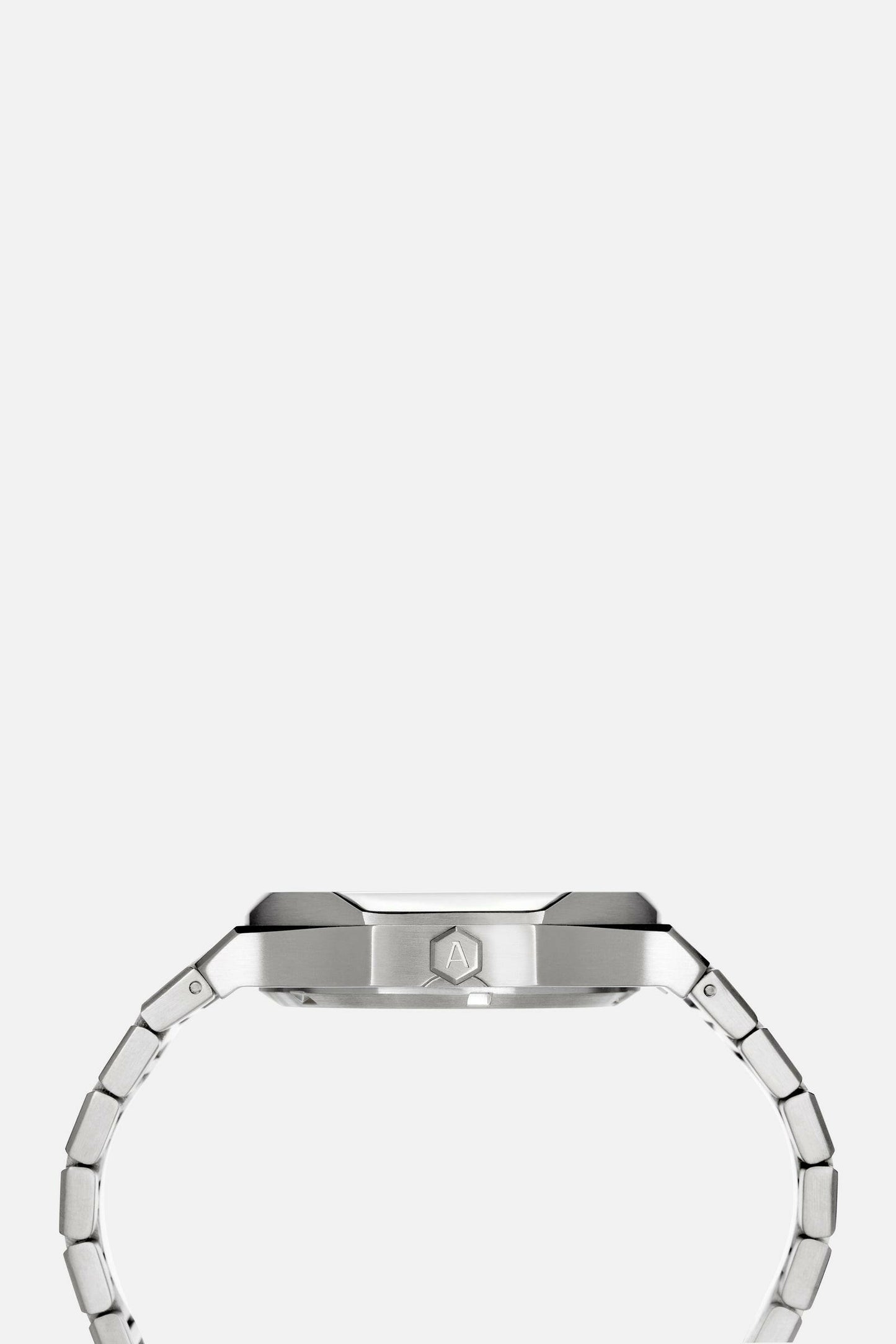 Aura Skeleton 002: Steel/Crystal Watch.