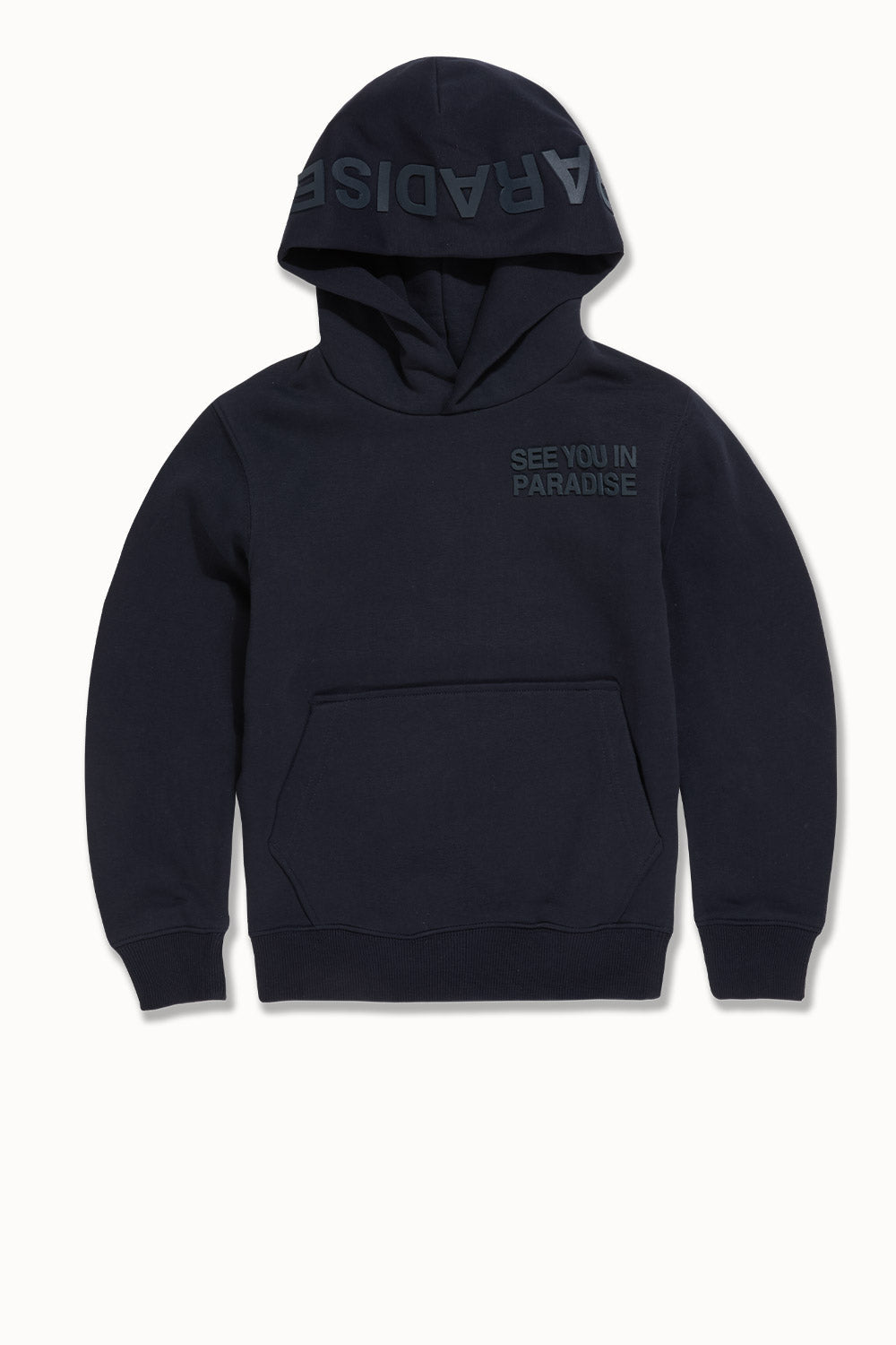 See You In Paradise Kids Tonal Pullover Hoodie Navy