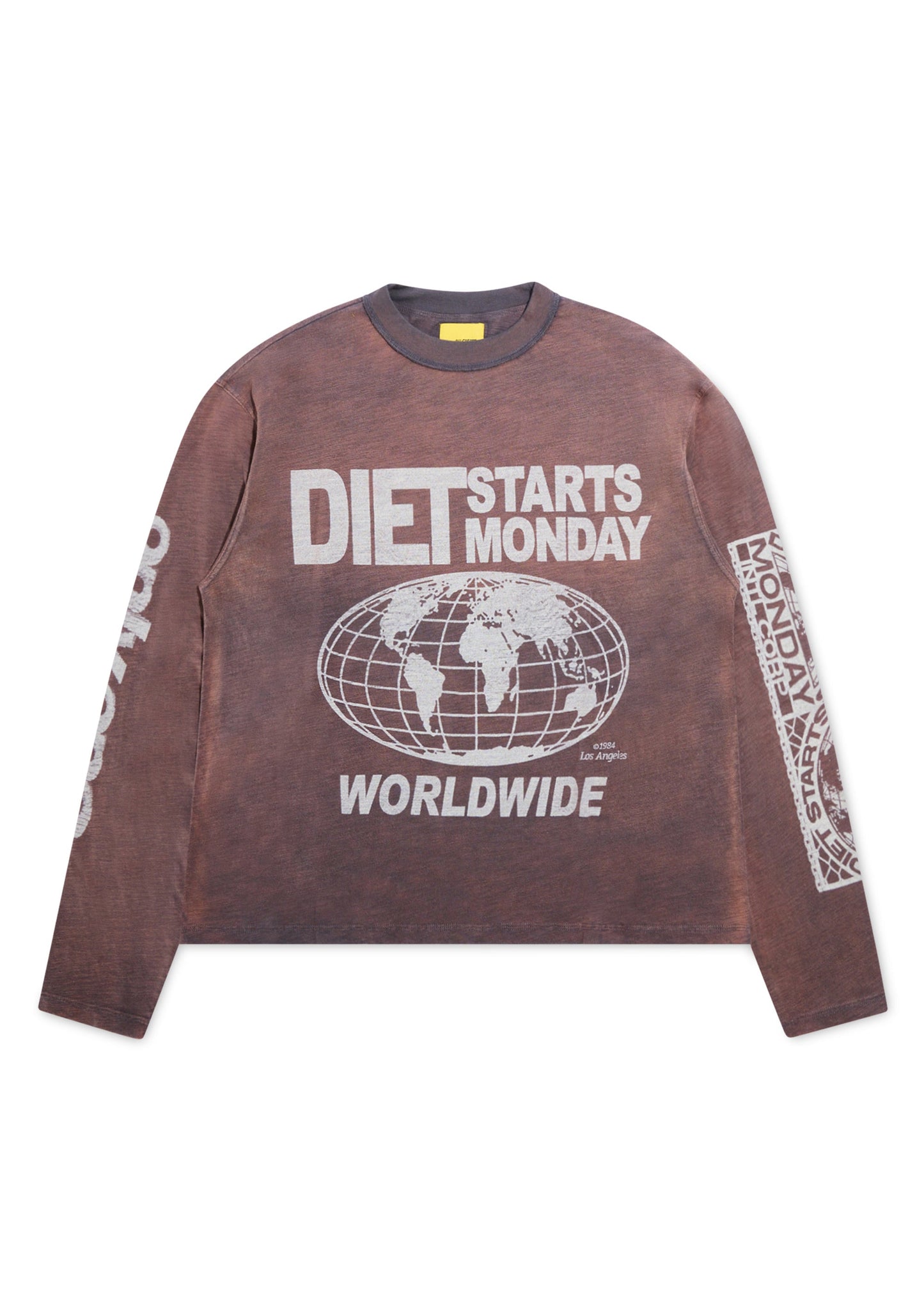Diet Starts Monday Worldwide Long Sleeve Tee