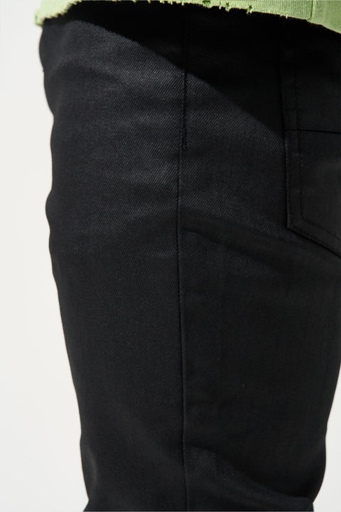 Serenede Caviar 7 Jeans w/ Wax Coating