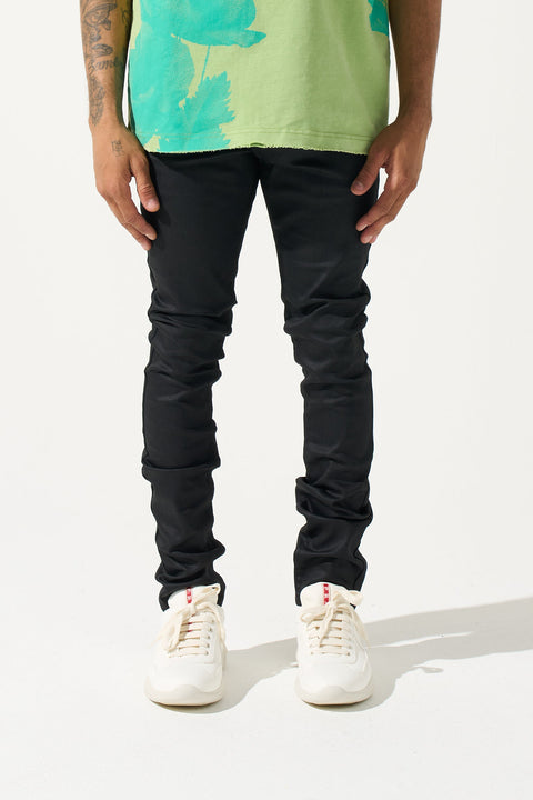 Serenede Caviar 7 Jeans w/ Wax Coating