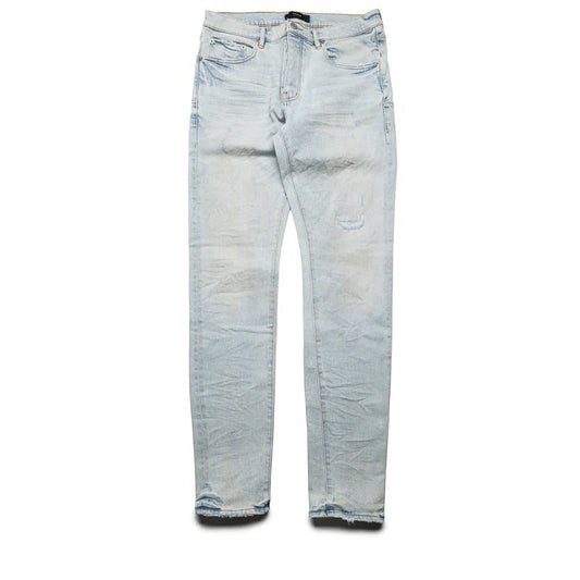 Purple Brand 001 Skinny Fade Distressed Light Blue.