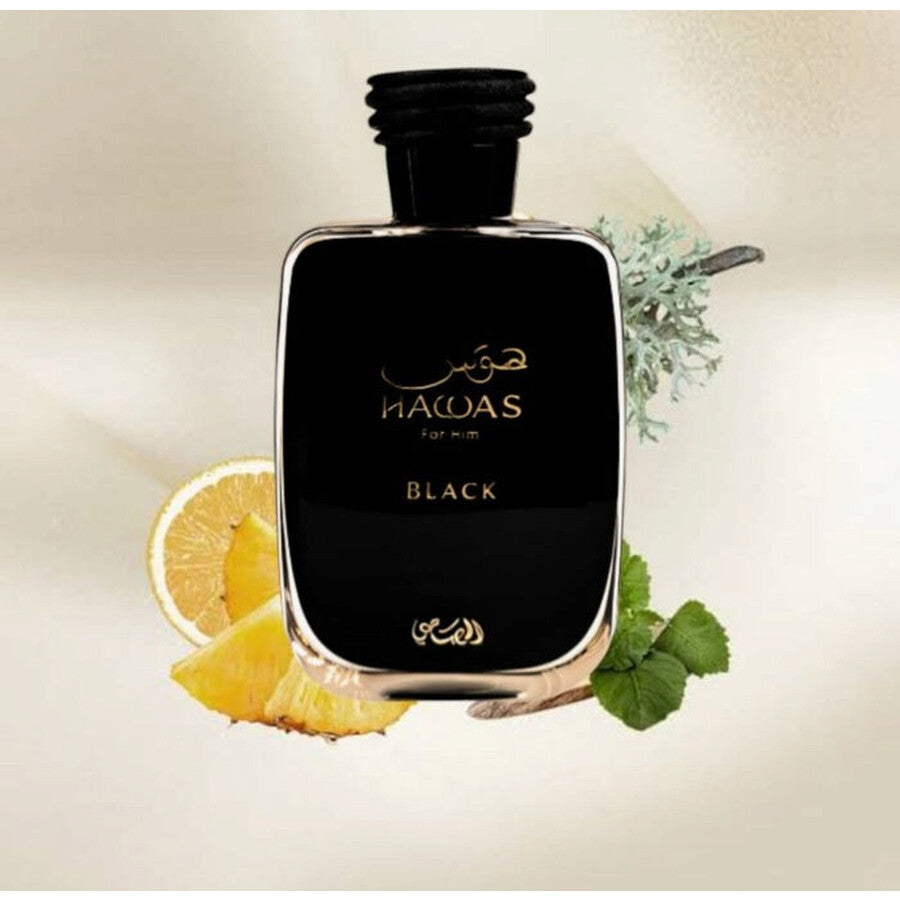 Rasasi Hawas Black EDP Spray 3.3 oz
