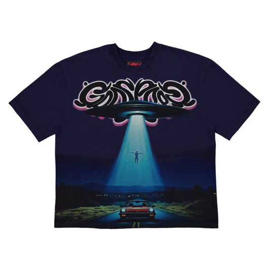 Godspeed O.B.E Abduction T-Shirt Navy 