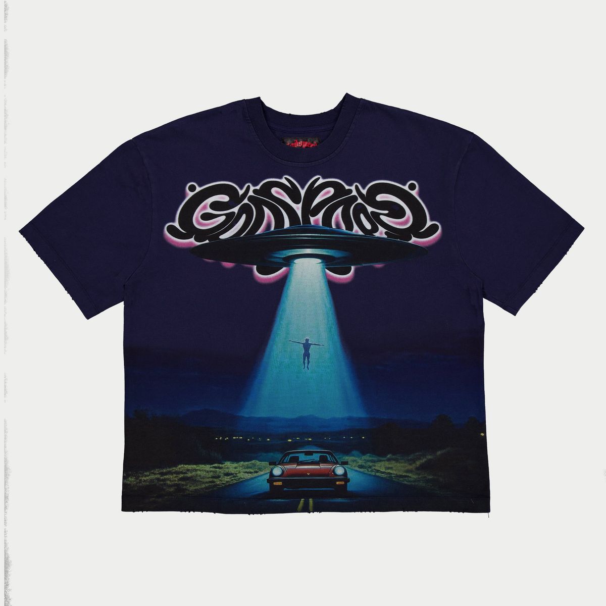 Godspeed O.B.E Abduction T-Shirt Navy 