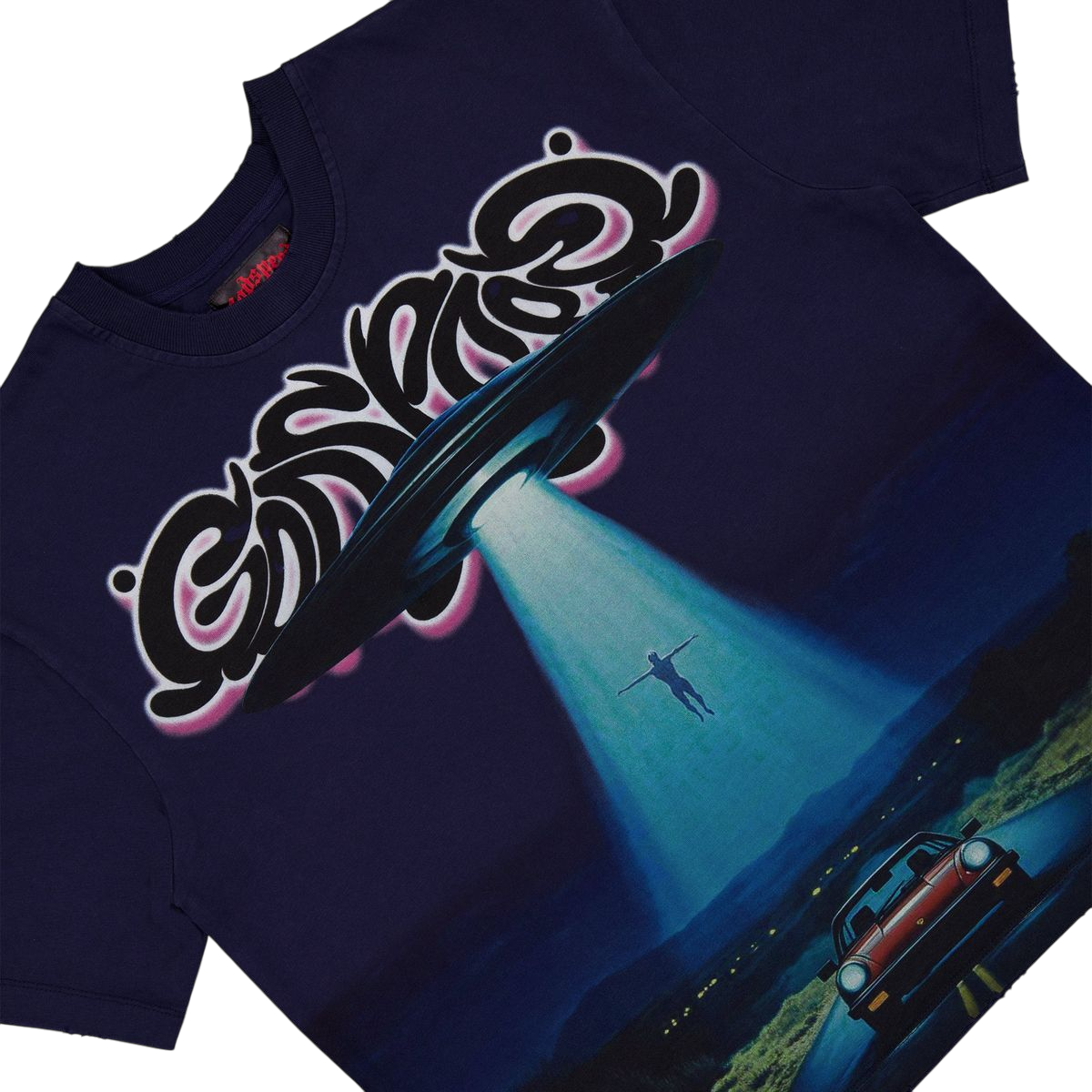 Godspeed O.B.E Abduction T-Shirt Navy 