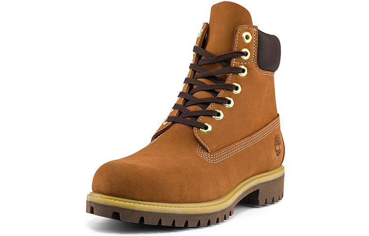 Timberland 6-Inch Premium Waterproof Boot Rust Suede - Save 40%