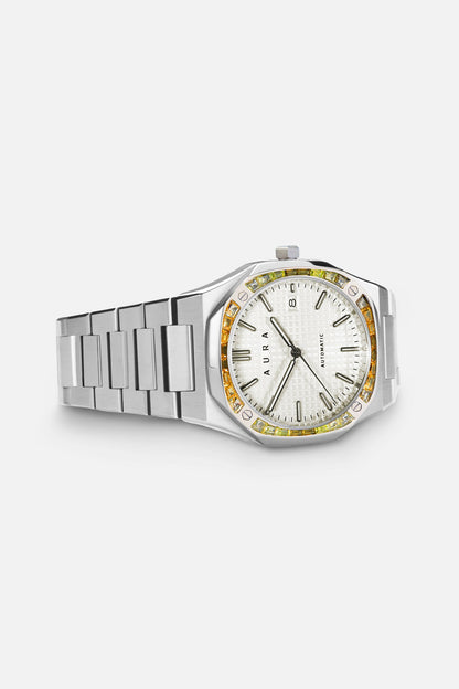 Aura Date 003 Steel/Pineapple
