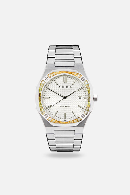 Aura Date 003 Steel/Pineapple