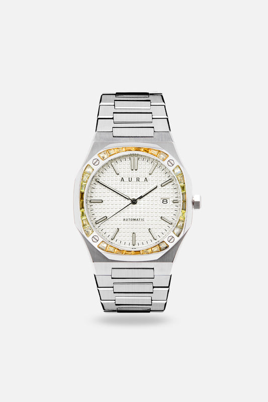 Aura Date 003 Steel/Pineapple
