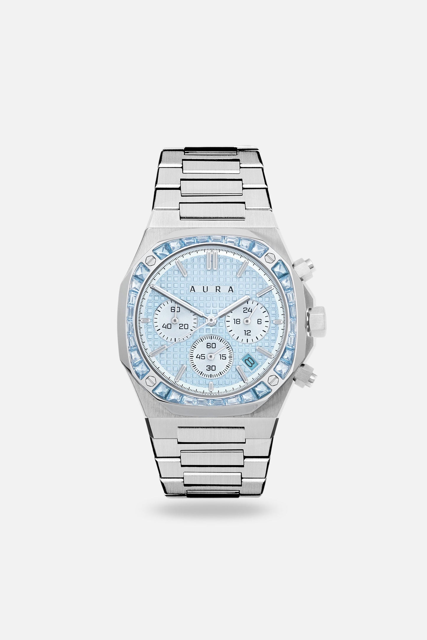 Aura Chronograph 001 Watch w/ Stones
