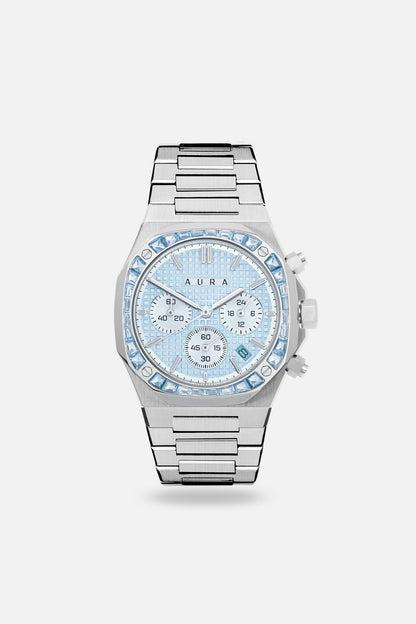 Aura Chronograph 001 Watch w/ Stones