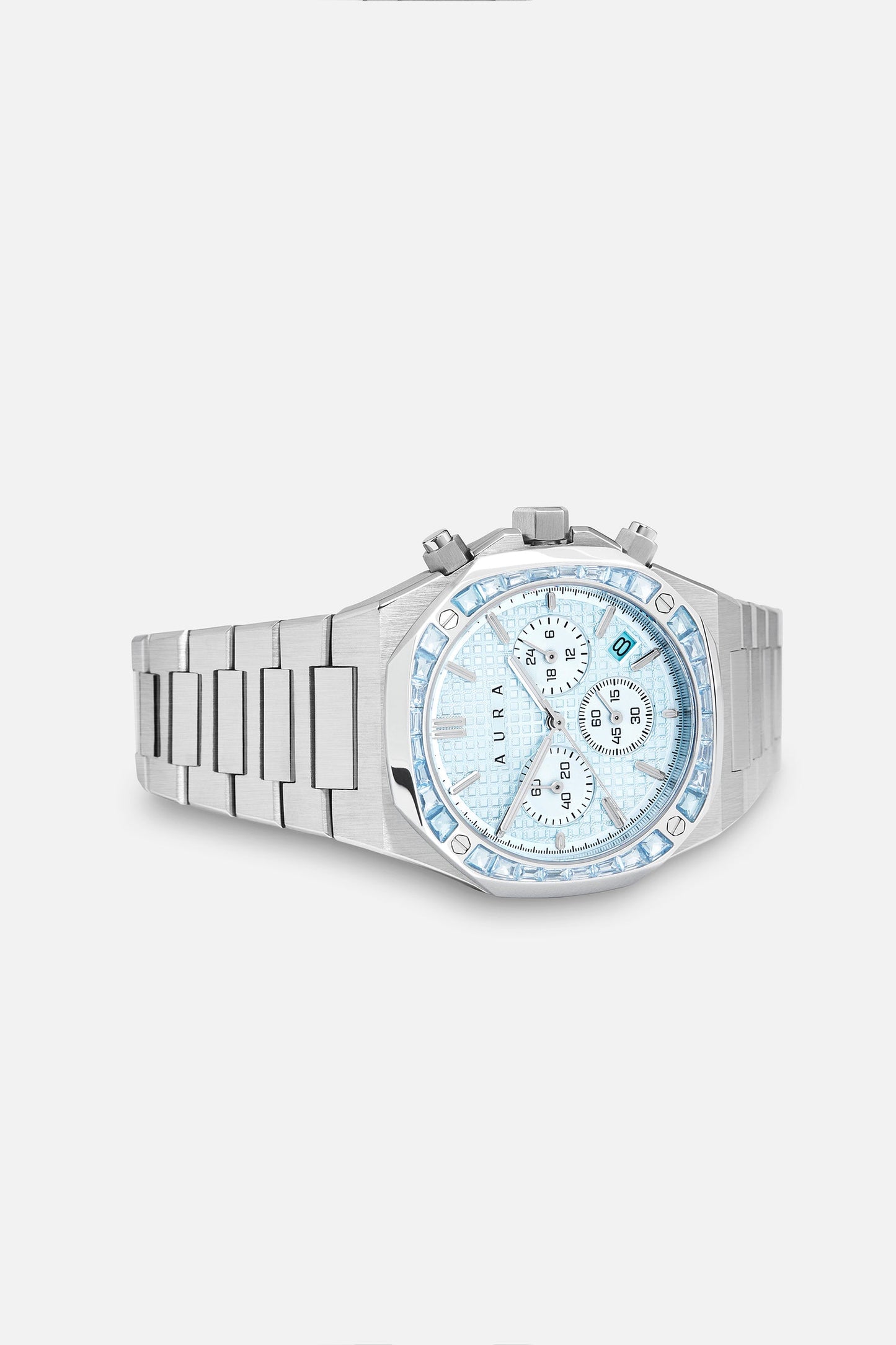 Aura Chronograph 001 Watch w/ Stones