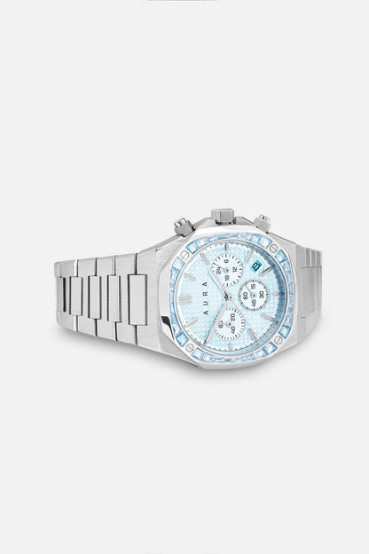 Aura Chronograph 001 Watch w/ Stones