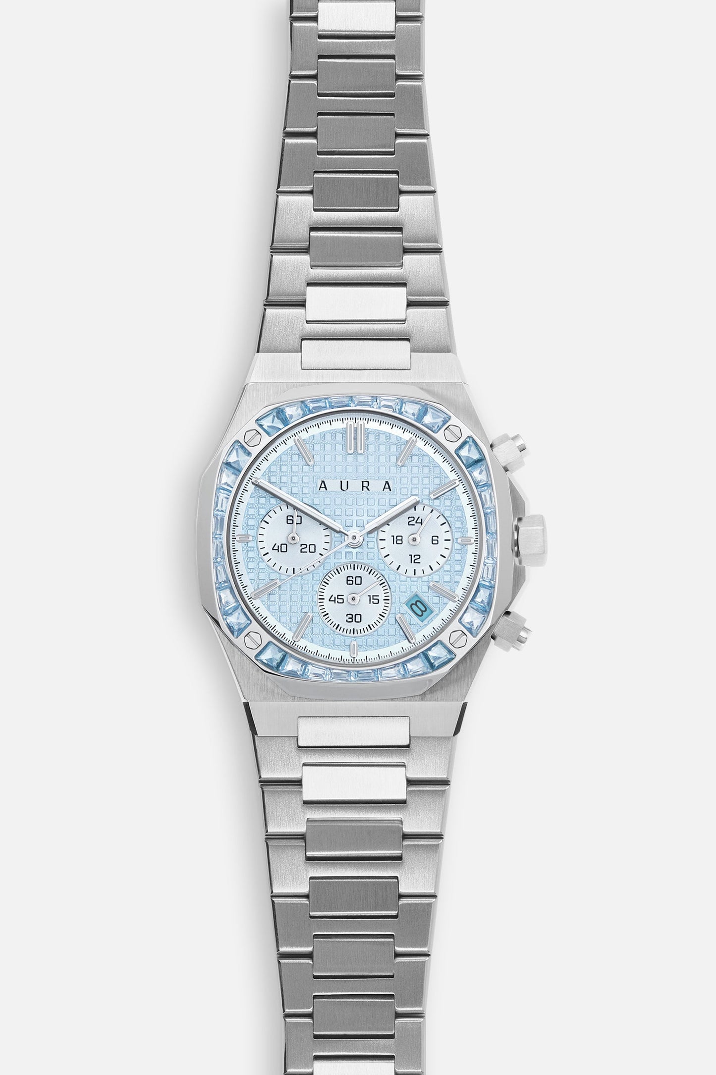 Aura Chronograph 001 Watch w/ Stones