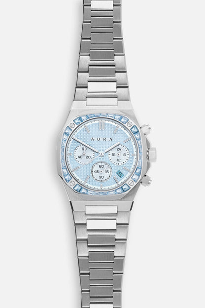 Aura Chronograph 001 Watch w/ Stones