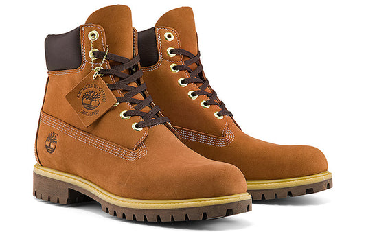 Timberland 6-Inch Premium Waterproof Boot Rust Suede - Save 40%