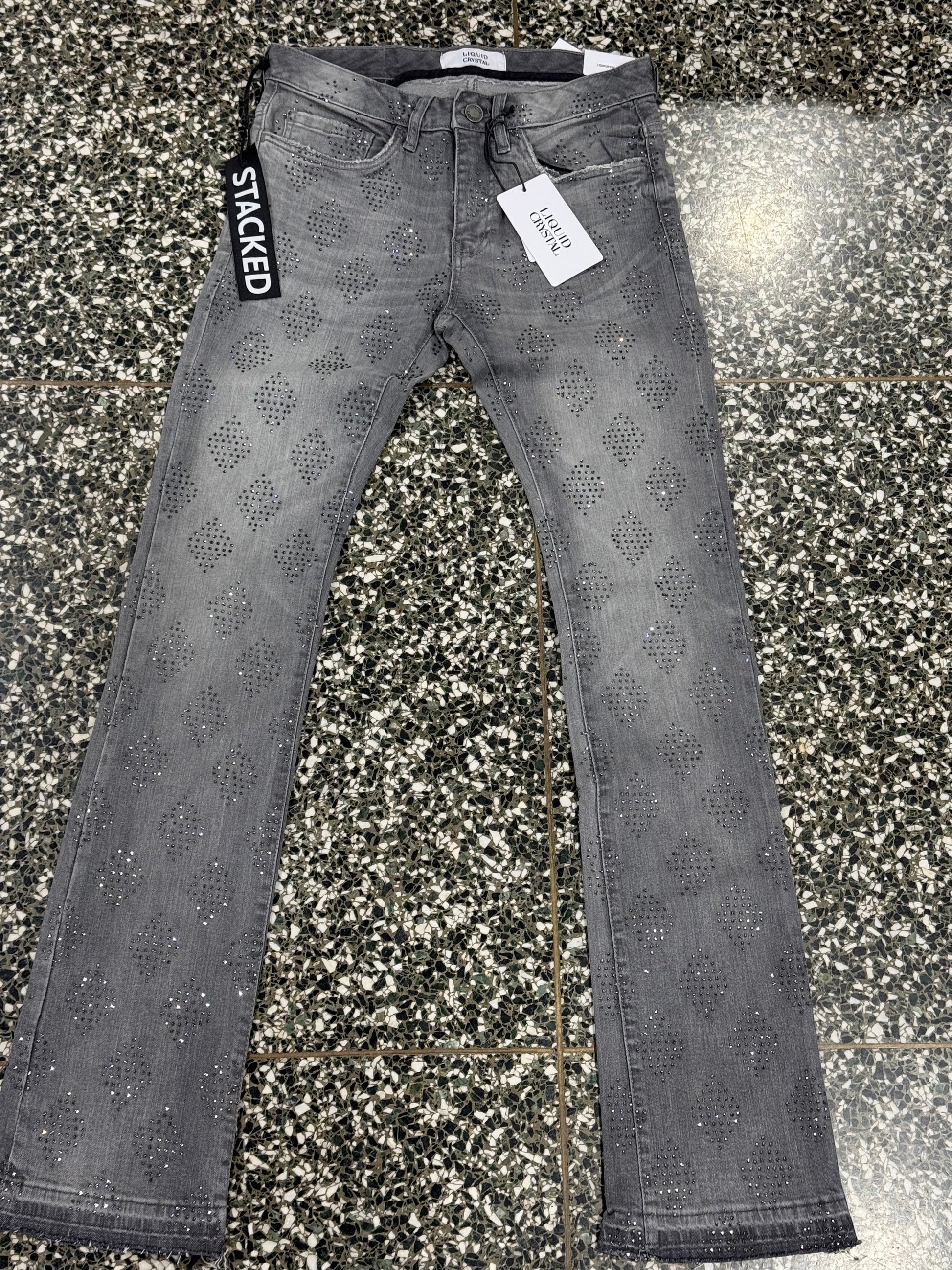 Jordan Craig Liquid Crystal Super Skinny Stacked Jeans 