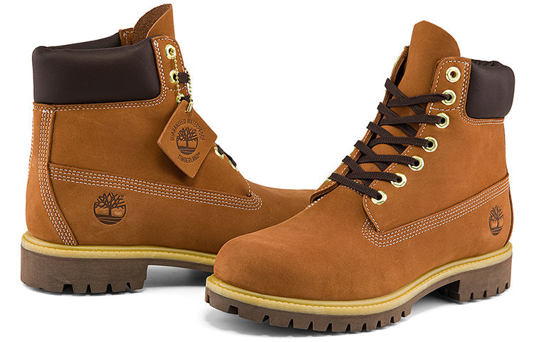 Timberland 6-Inch Premium Waterproof Boot Rust Suede - Save 40%