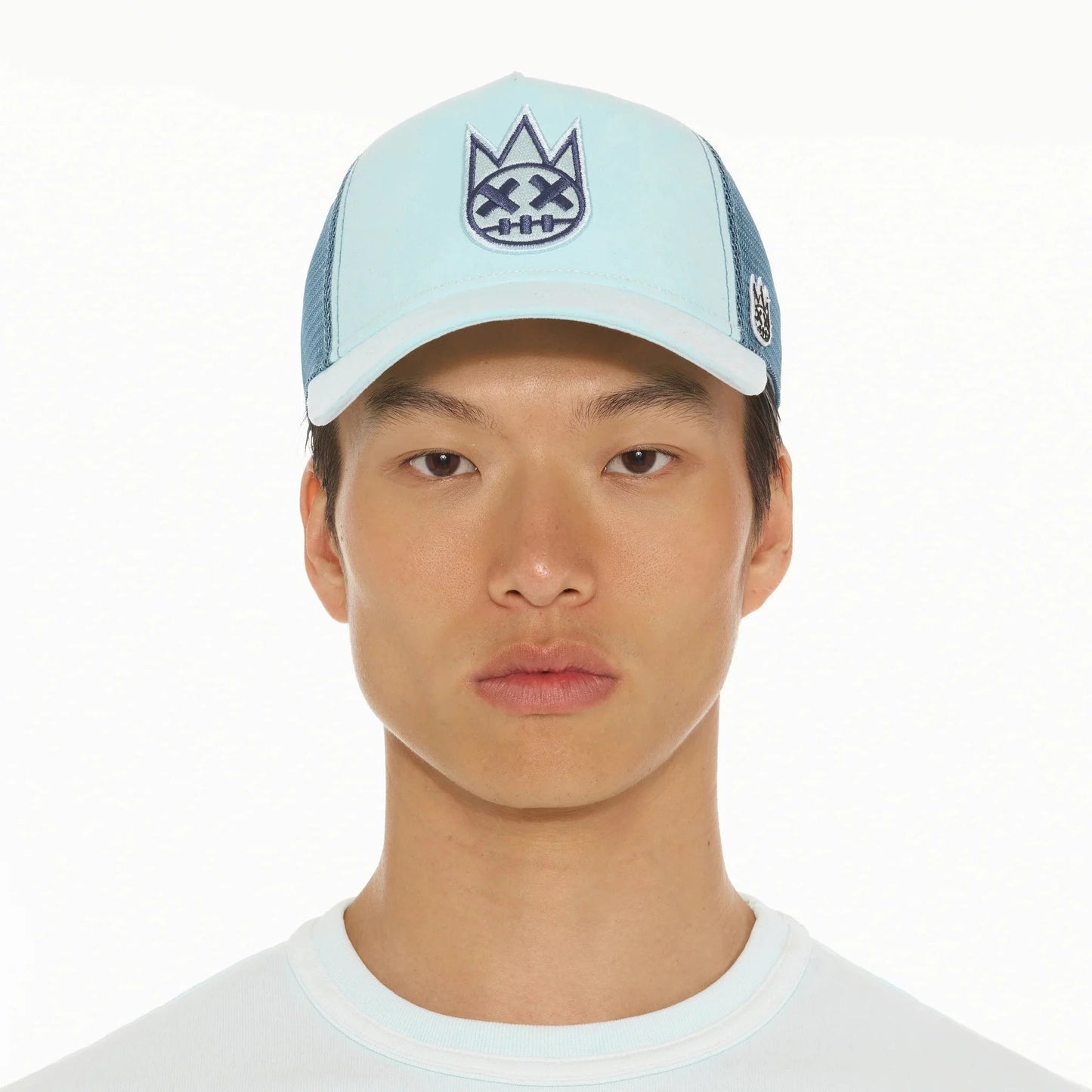 Cult Clean Logo Powder Blue Trucker Hat
