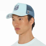 Cult Clean Logo Powder Blue Trucker Hat