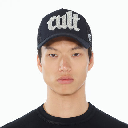 Cult Crystal Cult Script Logo Trucker Hat