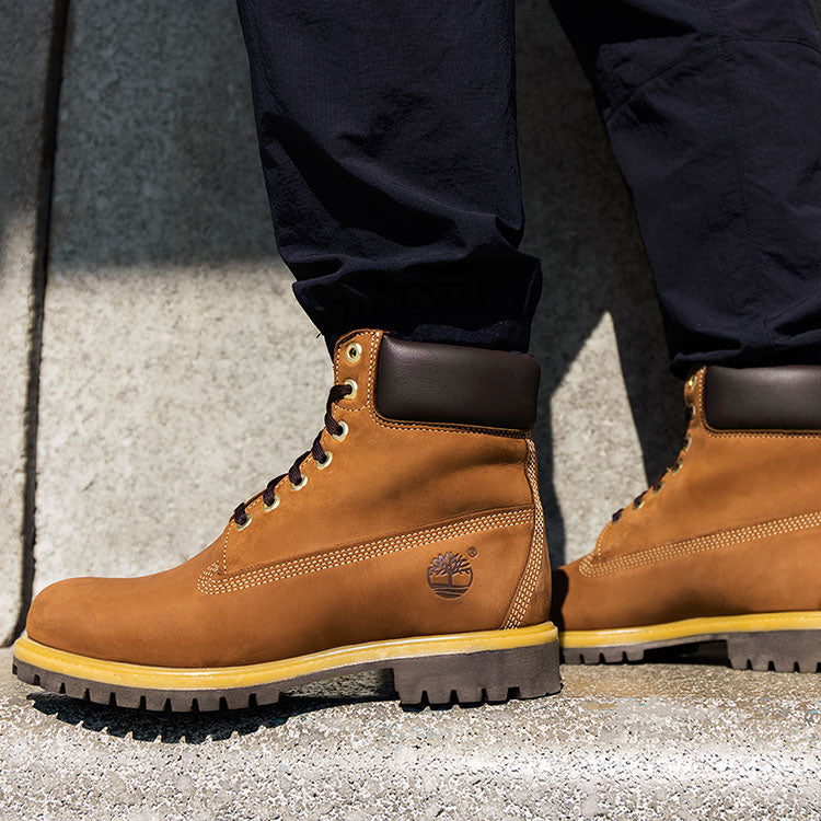 Timberland 6-Inch Premium Waterproof Boot Rust Suede - Save 40%