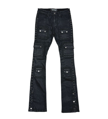 Vicious Stacked Multi Cargo Riveted Denim 