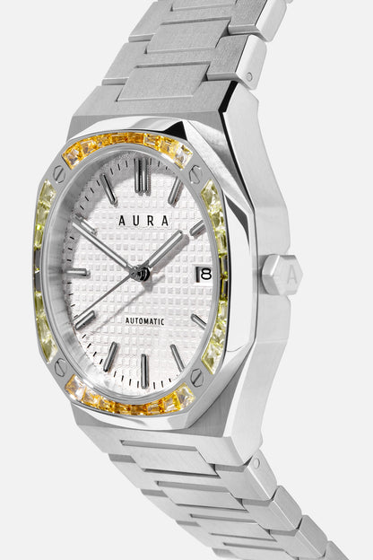 Aura Date 003 Steel/Pineapple