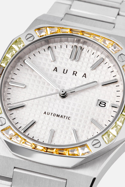 Aura Date 003 Steel/Pineapple