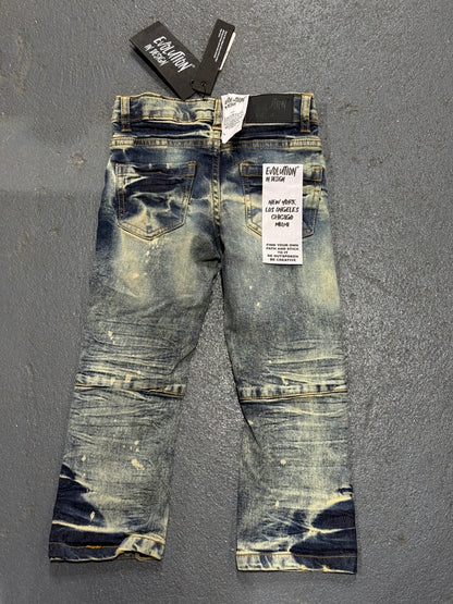 Evolution In Design Toddler Vintage Distressed Jeans.