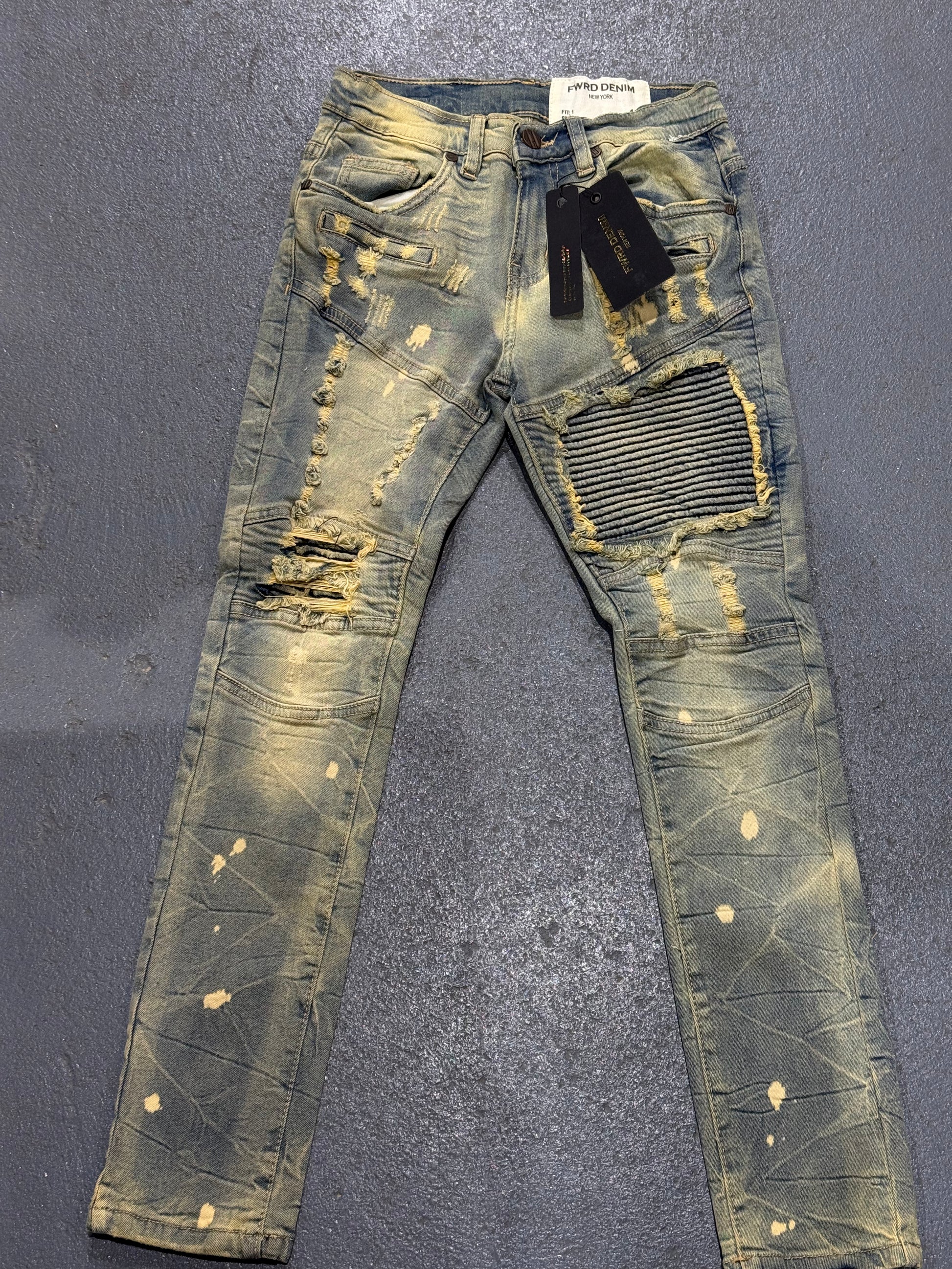 FRWD Denim Big Kids Distressed Vintage Jeans.