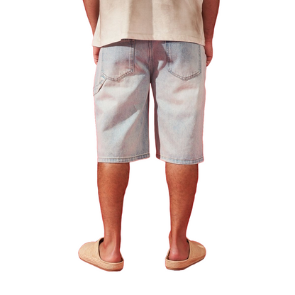 Duaa ''Impressive'' Carpenter Stone Jean Shorts - 50% OFF.